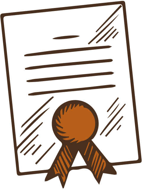 Pecsételt dokumentum ikon